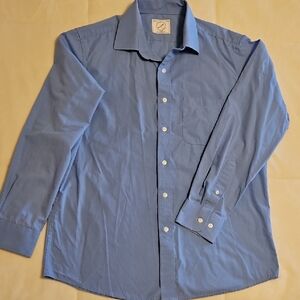 Bespoke Men's Sky Blue Dress Shirt